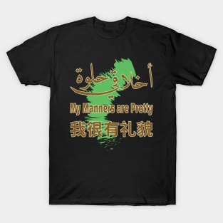 My Manners are Pretty AR EN SC T-Shirt